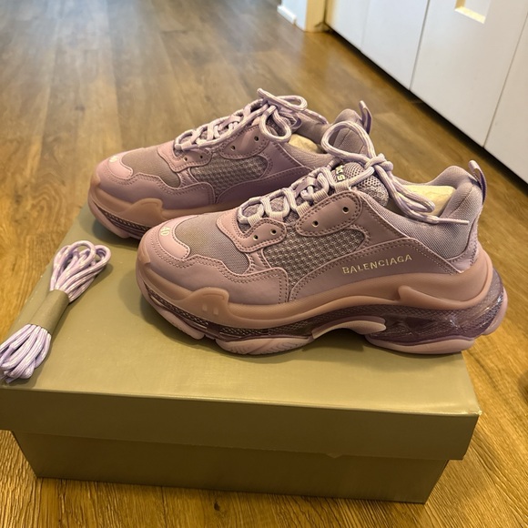 Balenciaga Lilac Men's Sneakers - Picture 2 of 7